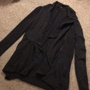 A Grey Forever21 Cardigan
